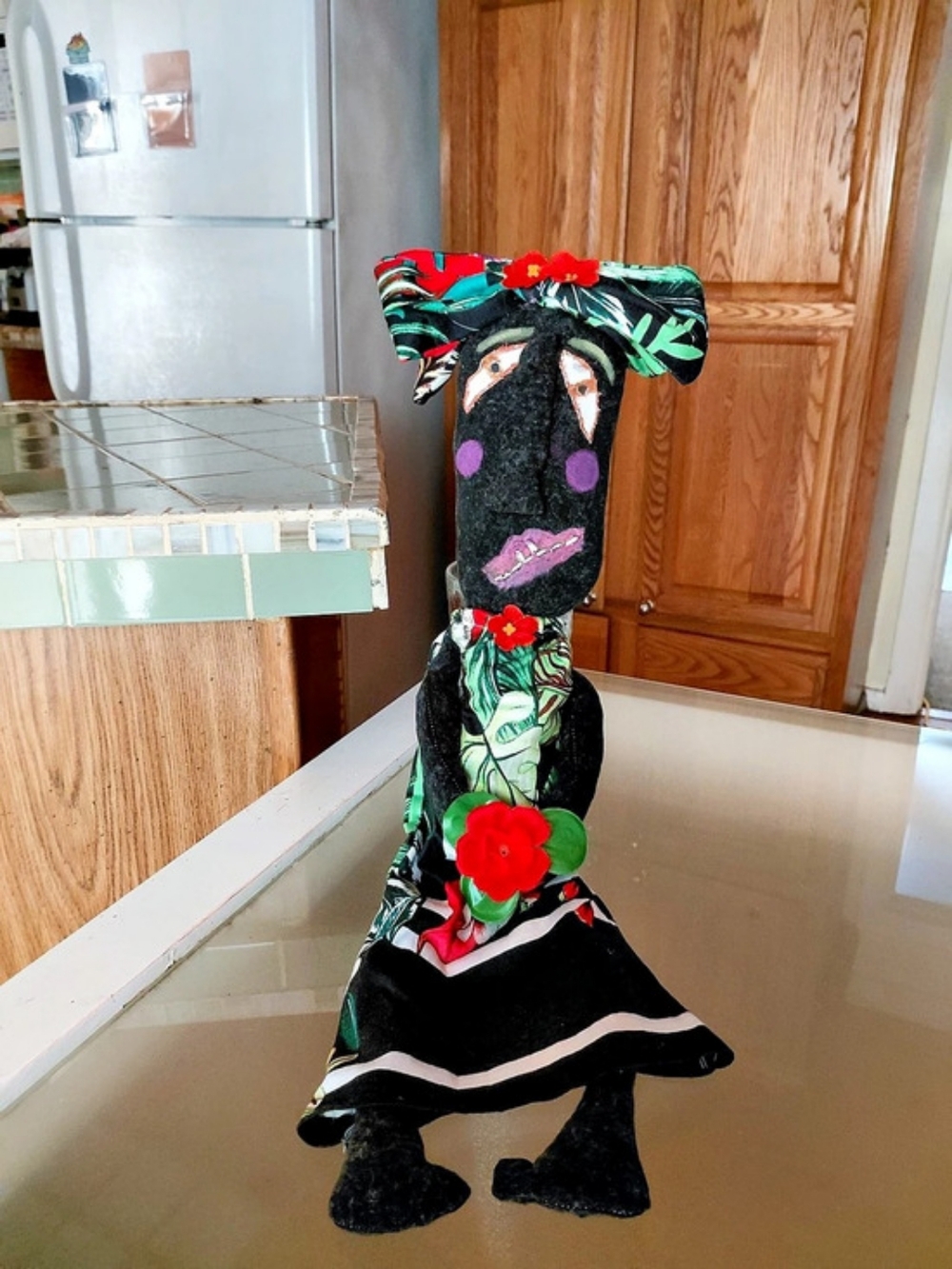 Zuri great african doll 23" tall Homemade Primative